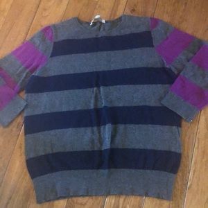 Loft size LG stripe sweater!